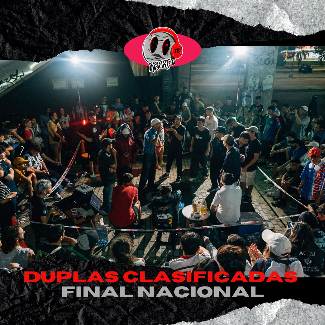 free_noti's tweet photo. INSERT BEAT - FINAL NACIONAL 🇦🇷
📌 𝗗𝗨𝗣𝗟𝗔𝗦 𝗖𝗟𝗔𝗦𝗜𝗙𝗜𝗖𝗔𝗗𝗔𝗦
• AUGE - ISSY
• BETTE - REPLIK
• NASIR CATRIEL - COBE
• CONFI - EXE
#InsertBeat 🇦🇷 https://t.co/KkENJR1Bis
