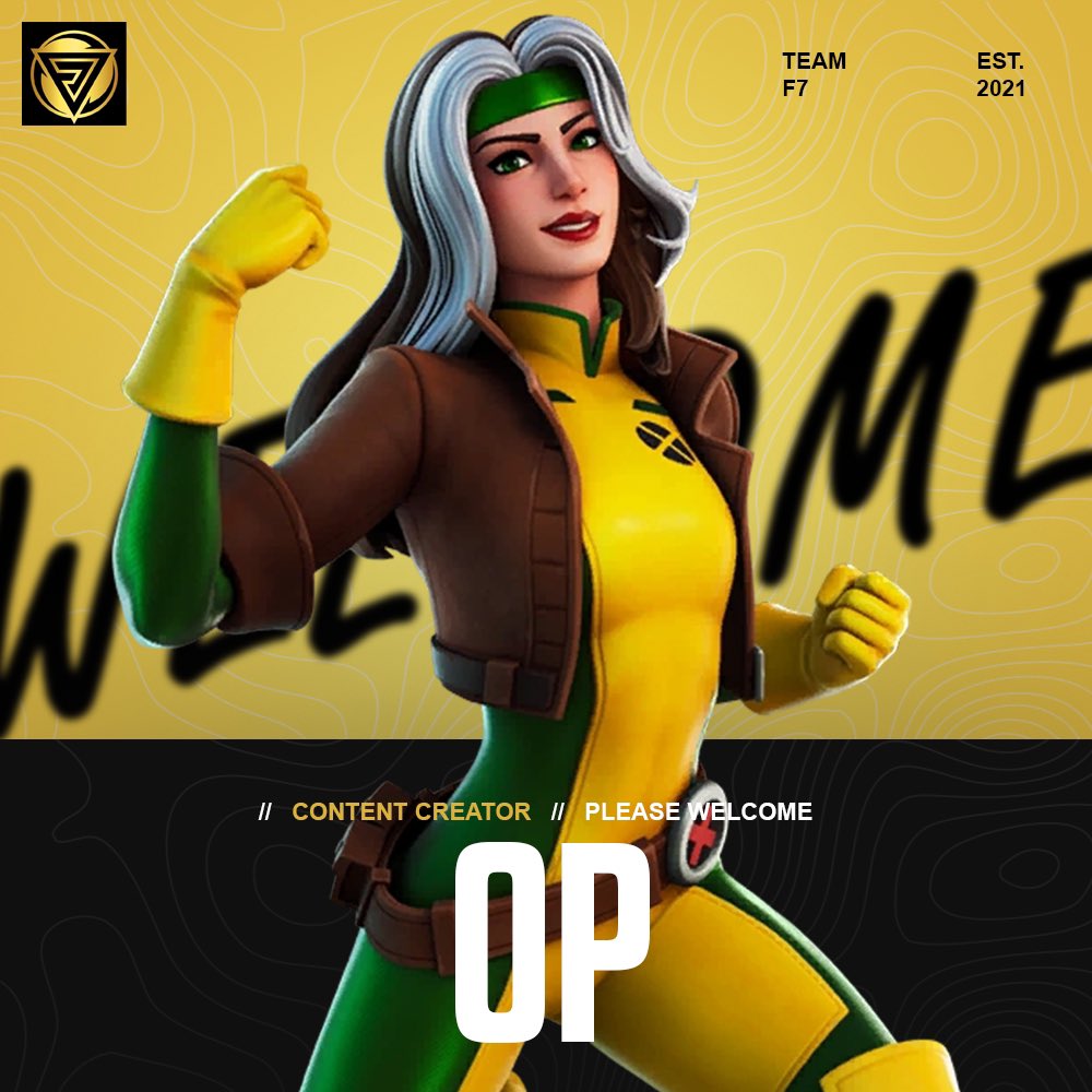 Esports_F7's tweet photo. Welcome to Team F7 @F7OP_Kick โ๏ธ
Everyone give a warm welcome to our newest Content Creator ๐ช๐ผ
#TeamF7 https://t.co/HdSfffsjM0