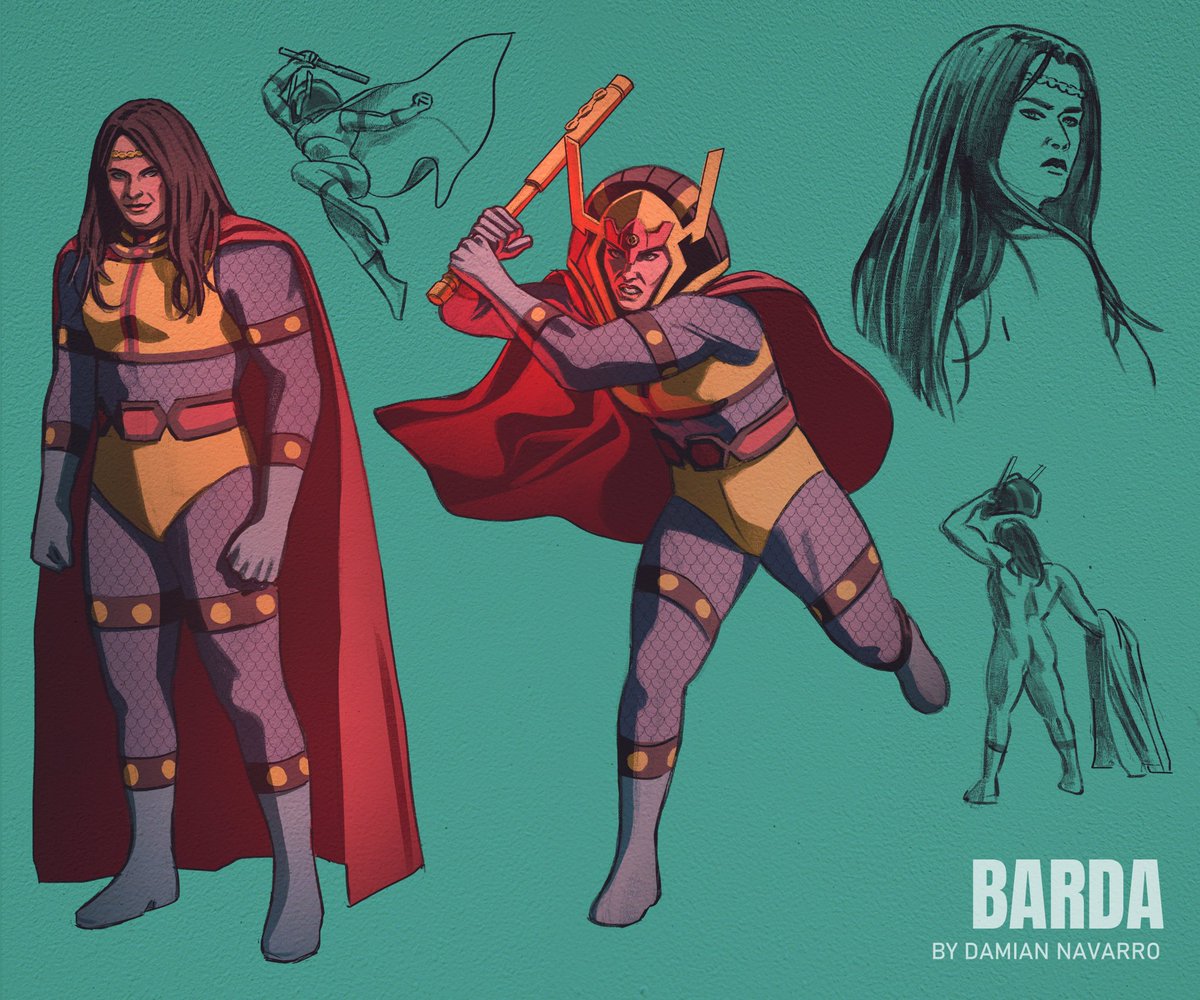And that’s a wrap on my first #BigBarda studies and here’s her Character Sheet! based mostly in the beautiful drawings by @Leo__Romero,he makes it look so easy!can’t wait to see her again :)

thank u, @79SemiFinalist and the #BirdsofPrey crew for all the great time month by month