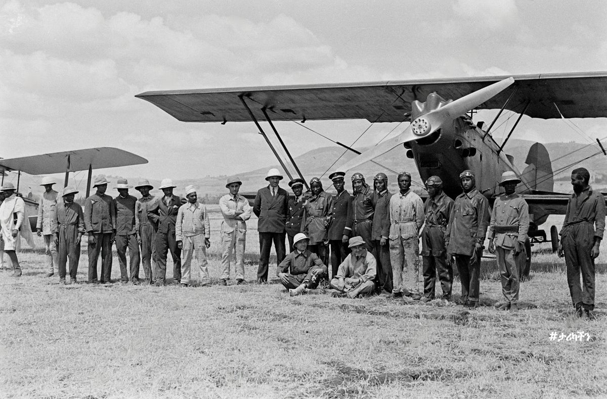 Aviators in Addis Ababa 1935