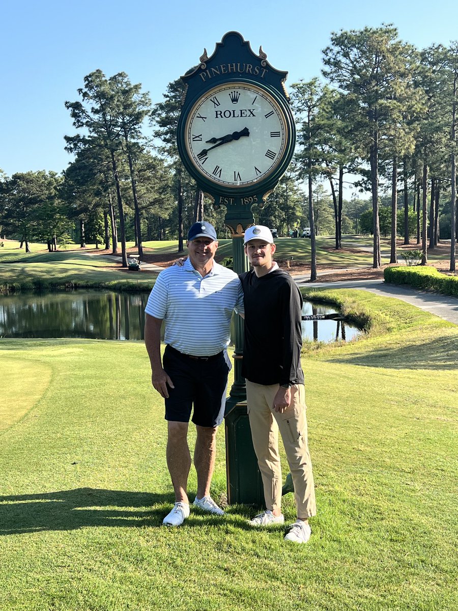 Had a great time today at Pinehurst No. 7 with Jay. Father-son time like this is super special and creates wonderful lifelong memories. 

# BestBoyInTheWorld