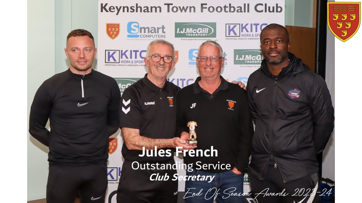🏆 End Of Season Awards 2023-24 🏆 ⚫️Outstanding Service - Terrie French - Club Treasurer (Stepping Down) 🟠Outstanding Service - Jules French - Club Secretary (Stepping Down) ⚫️Outstanding Service - Phil Gane - Club Chairman (Stepping Down)