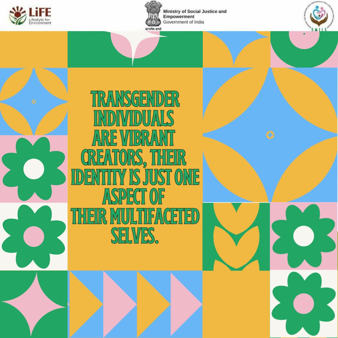 Let's support transgender persons and show the world that identity is just one chapter in their epic saga of awesomeness. #equalrightsforall #Equality #TransRightsAreHumanRights #inclusion @Drvirendrakum13 @MSJEGOI @mygovindia @_saurabhgarg