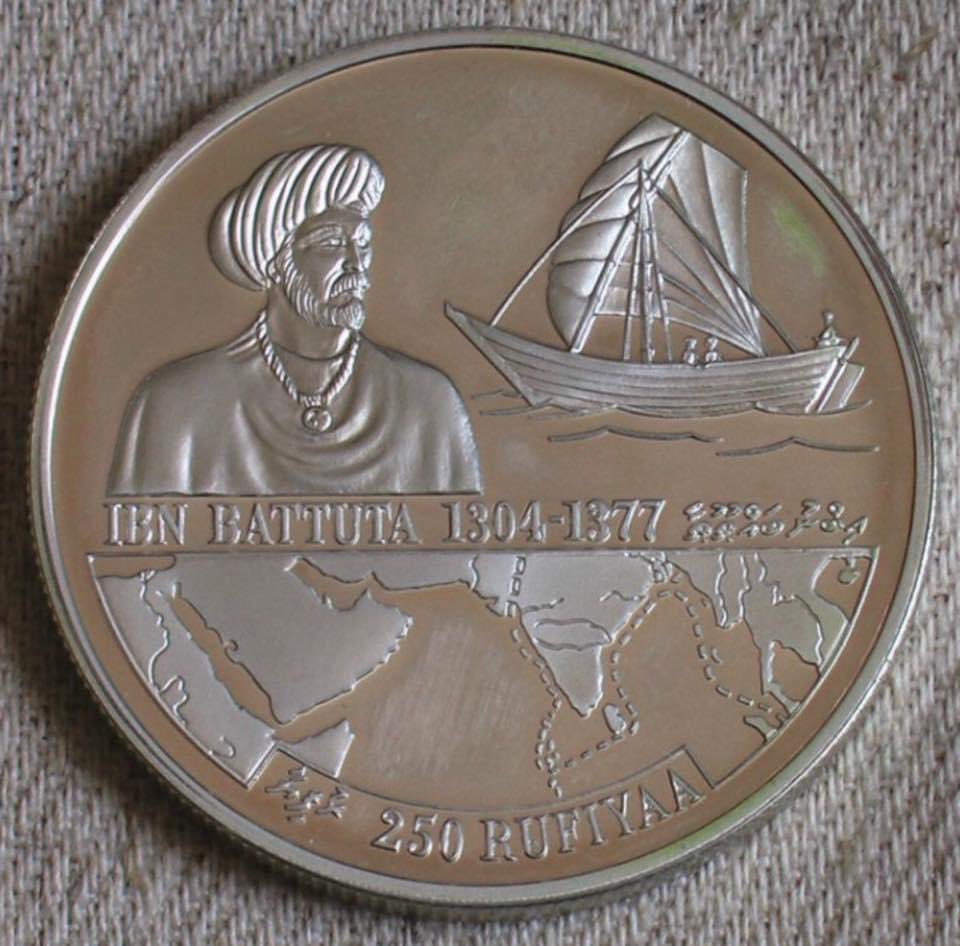 🌍 Ibn Batuta, the medieval Muslim traveler, embarked on extraordinary journeys spanning 75,000 miles across continents! 🗺️✨The Maldives issued a commemorative coin in his honor. 🪙