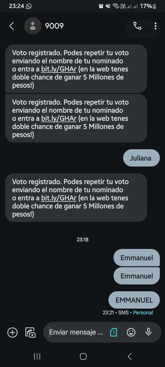 No me registran los votos. Rariiii 😂 #GranArmado #GranHermano #telefe #santidelmoro