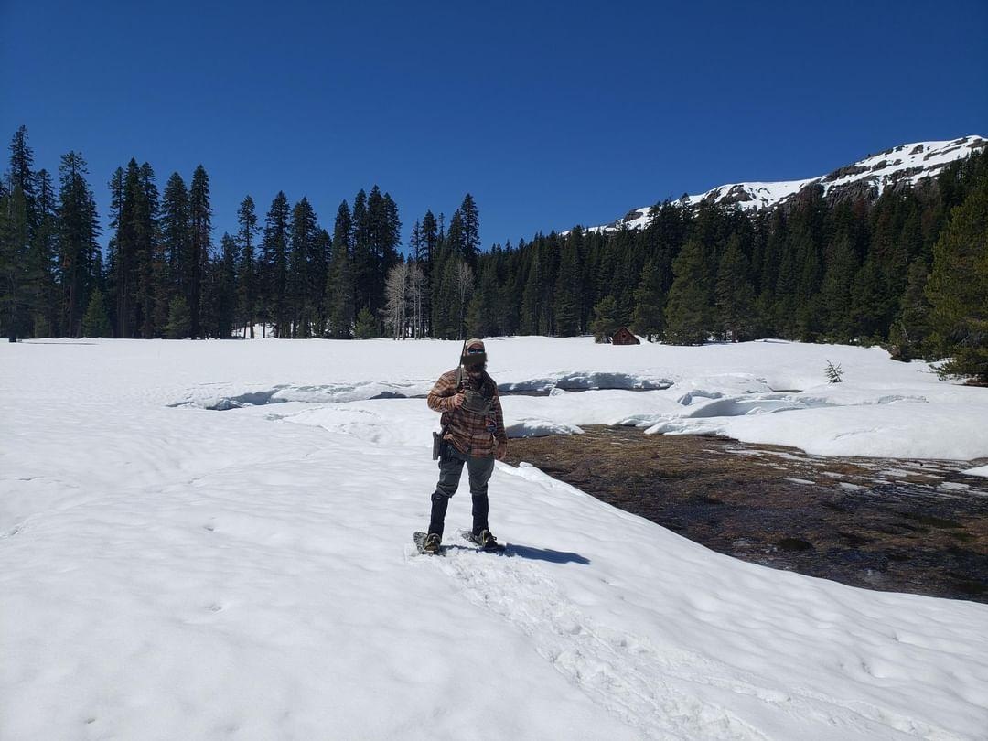 The boys teamed up for another  (almost) monthly backpacking trip. Going on two years of adventures now. First time snowshoeing for me. Made lots of primate noises. @pnwguerrilla