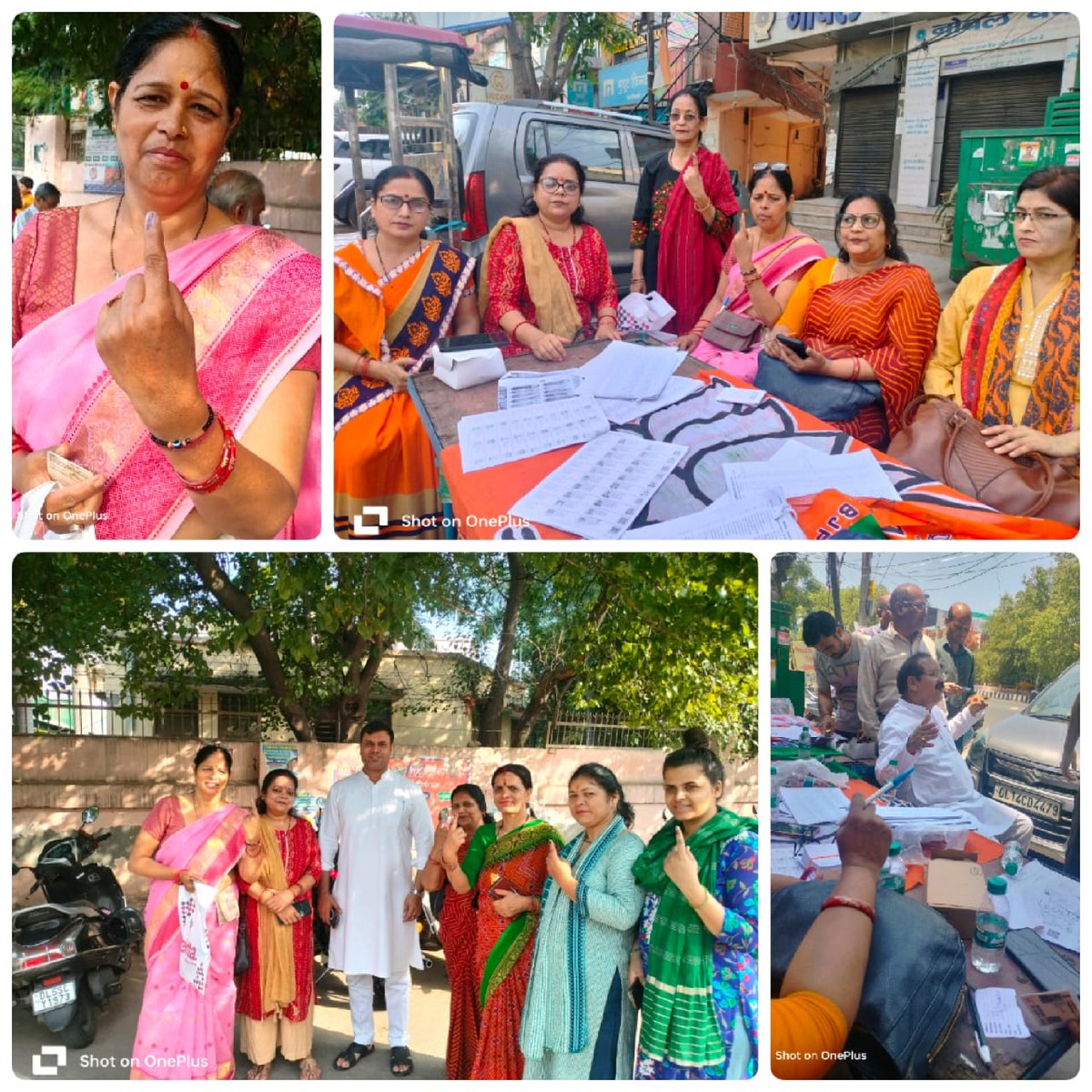 Usha_kishore37's tweet photo. सरस्वती शिशु मंडल महिला मोर्चा ने अपना मतदान देकर पर्ची बांटने का काम किया https://t.co/g398I0bB9M
