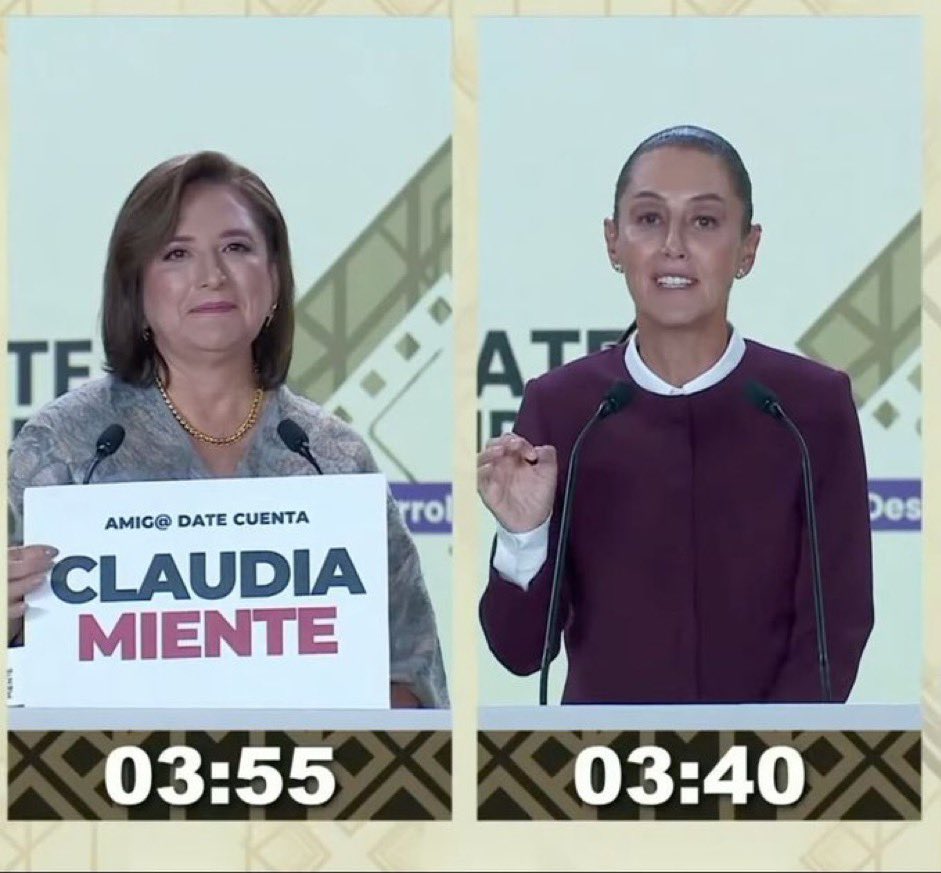 No importa de que tema se esté hablando, siempre y en todo lugar #ClaudiaMiente