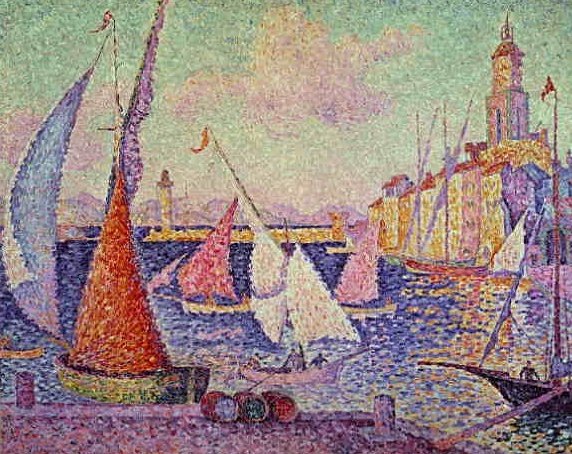 Paul Signac,  The Port of Saint-Tropez