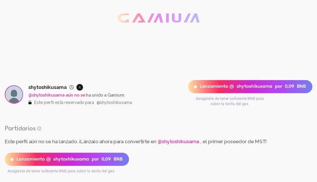 oh great  @ShytoshiKusama , Leader of the largest crypto community that has ever existed. Through this tweet I wish to extend a cordial invitation to you, to us the #gmmarmy community of @Gamiumcorp ,It would be great if you connected and claimed your profile on our platform.