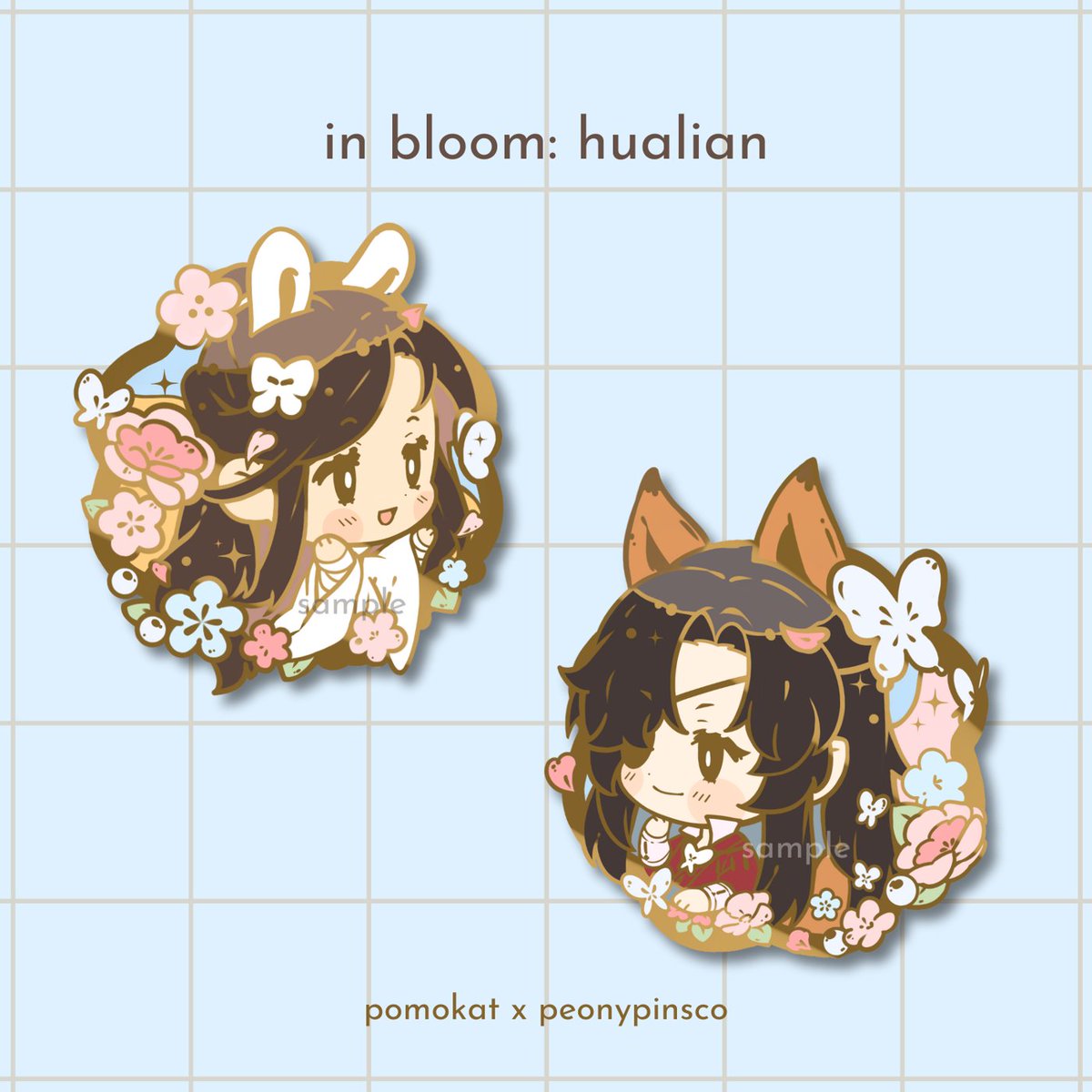 { PPC May Preorder: In Bloom Hualian } 🗓️ open po: May 10-31 🎨 art/design @Pomokat ✈️ $8 flat-rate worldwide shipping 🛍️ full preorder catalogue: peonypinsco.bigcartel.com/category/may