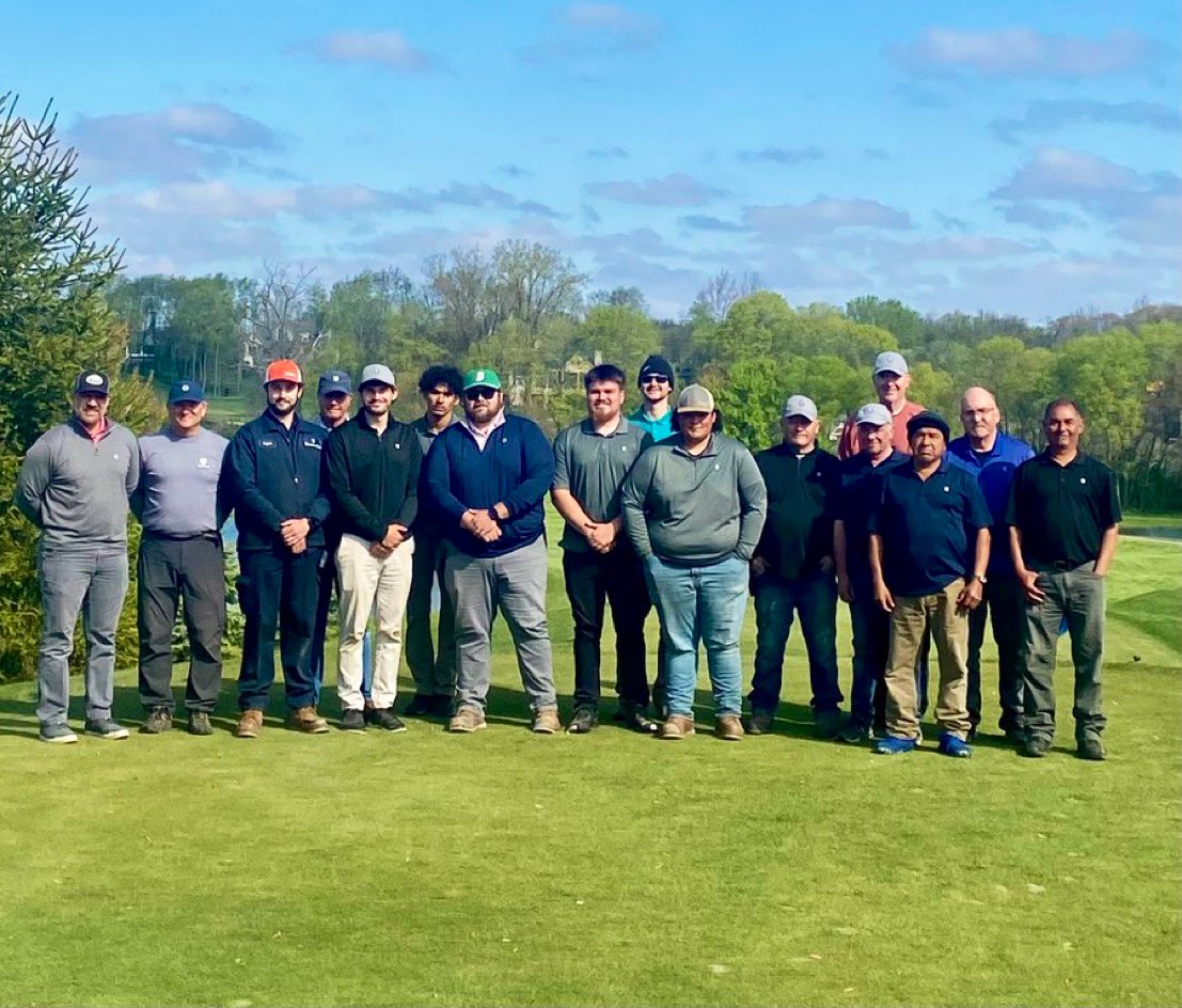 The Champs 🏆 you don’t always see …unless, of course, you’re up well before the sun rises! ⛳️ HUGE THANKS to the Chatham Agronomy Team under @BentgrassWizard . This amazing weekend of the @MACSports Championship would not have been possible without you! ❤️