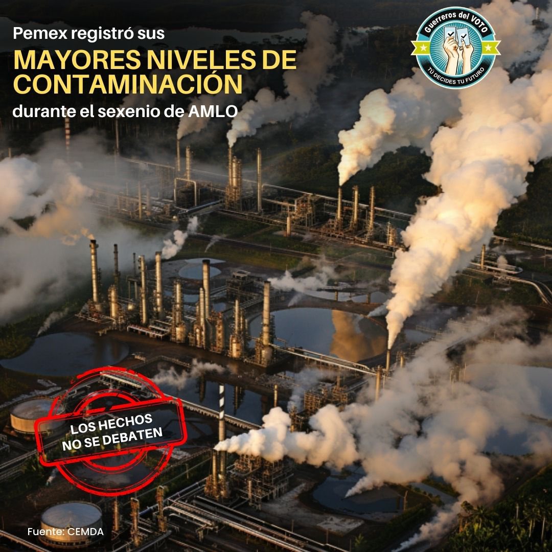 PEMEX contamina, mata y nos cuesta demasiado.

Que <a href="/Claudiashein/">Claudia Sheinbaum Pardo</a> NO te engañe 

#CandidataDeLasMentiras