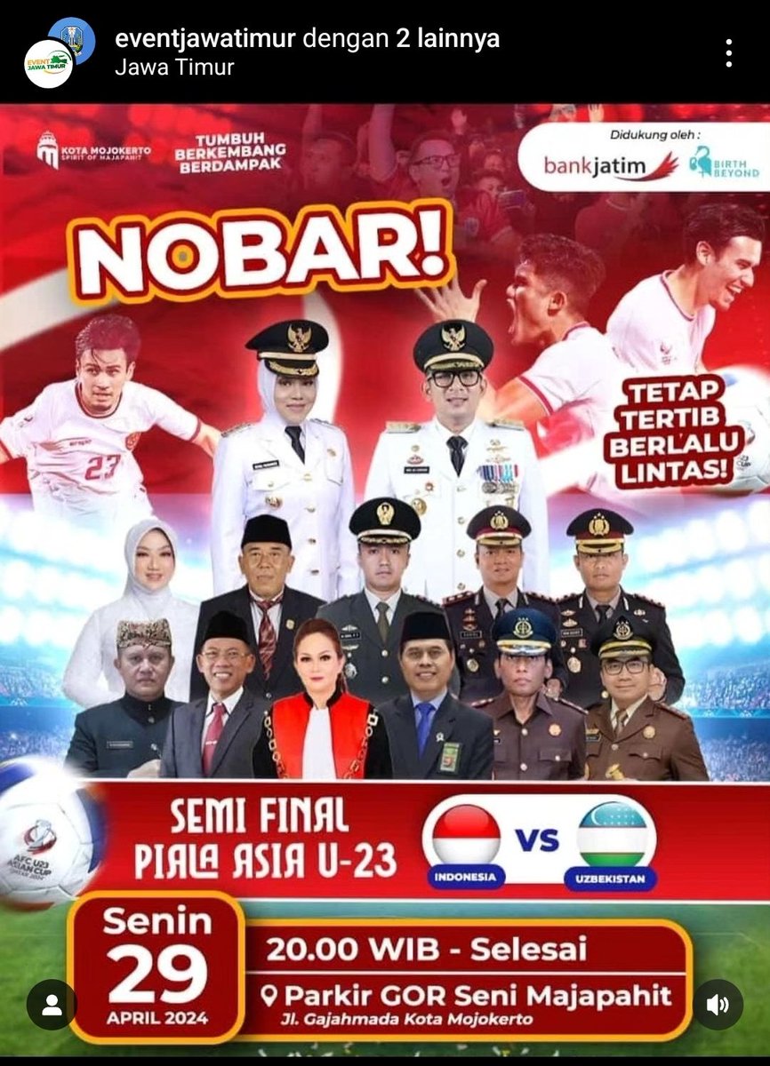 Timnasnya udah tua2 juga ya, menang ga nih lawan Uzbek?