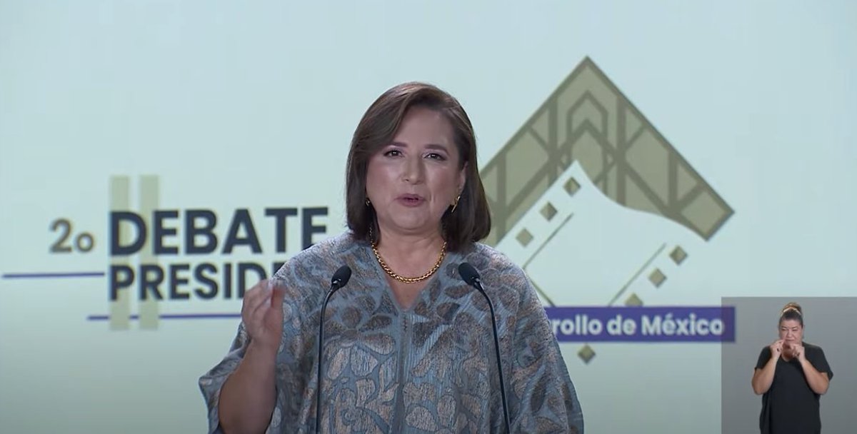 "Todo aquel que gane menos de 15 mil pesos no va a pagar impuestos", Xóchitl Gálvez asegura que esta propuesta beneficiará a 20 millones de mexicanos #DebateINE