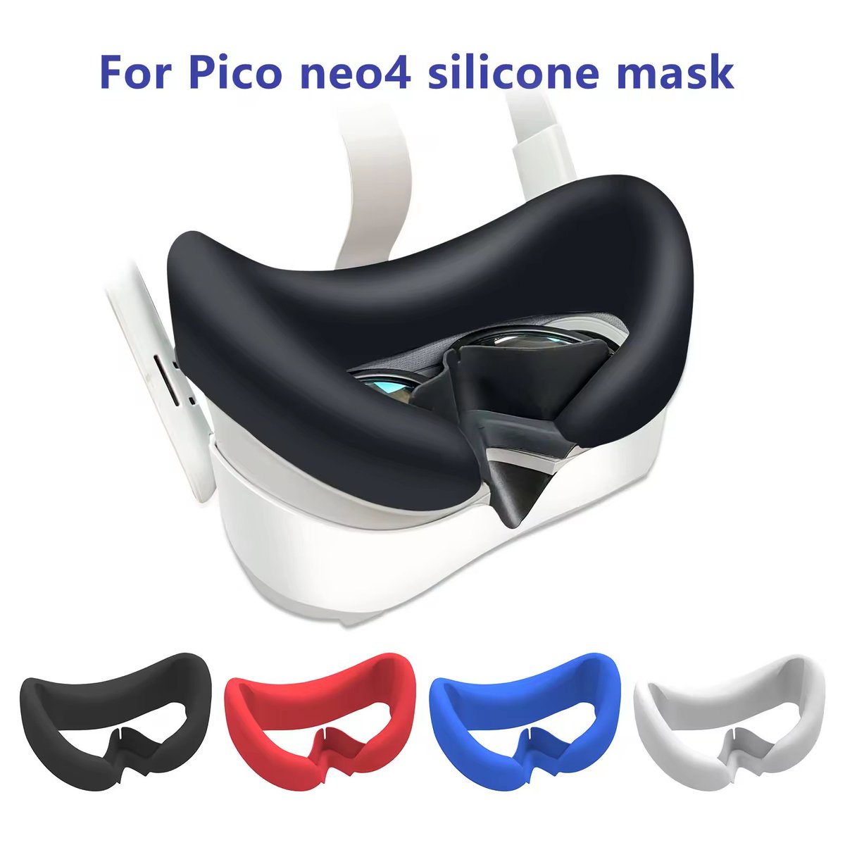 VR Silicone Interface Cover Face Pad Anti-Leakage Light Blocking Sleeve for Pico 4 VR Headset🎮😆 

🛠️Material: Silicone
🎮Used: For Pico Neo 3 4 Silicone Face Mask
🏜️Advantage： Environmental-friendly
#VR #VRHEADSET #SiliconeVRCOCER #PAD #PICO #PICO4