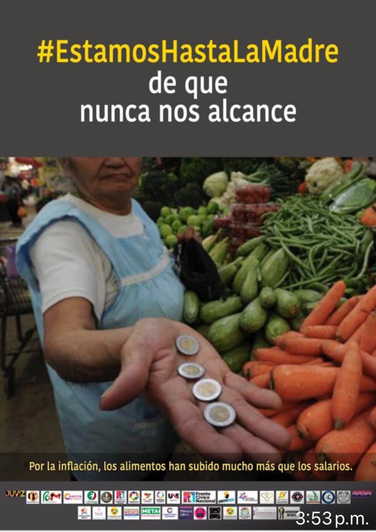 Insisto arobe dos veces a la señora Sheinbaum y me bajan el
Post en el le digo que de que sirve el aumento de salario mínimo si la canasta básica está el cielo
Atentan contra la inteligencia ciudadana  señora fría e insensible  deje de mentir
#NarcoCandidataCaludia46