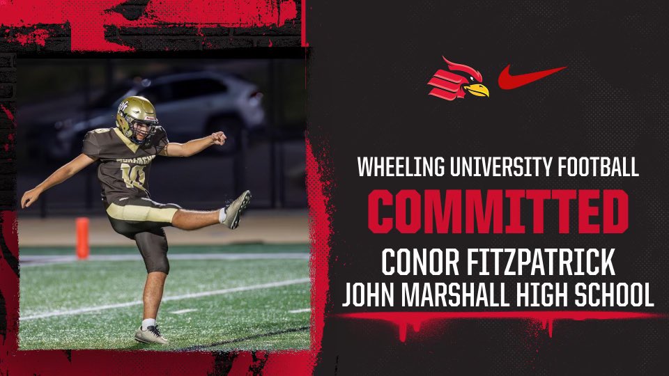 Conor Fitzpatrick (@conorfitz_05) on Twitter photo 100% committed to <a href="/WheelingU_FB/">Wheeling U Football</a> I want to Thank everyone who has helped me throughout the past 4 years to make it to the next level <a href="/CoachBruneyW_U/">Zac Bruney</a> <a href="/zachmartin34/">Zach Martin</a> <a href="/WU_specialists/">Wheeling Specialists</a> 100% committed to <a href="/WheelingU_FB/">Wheeling U Football</a> I want to Thank everyone who has helped me throughout the past 4 years to make it to the next level <a href="/CoachBruneyW_U/">Zac Bruney</a> <a href="/zachmartin34/">Zach Martin</a> <a href="/WU_specialists/">Wheeling Specialists</a>