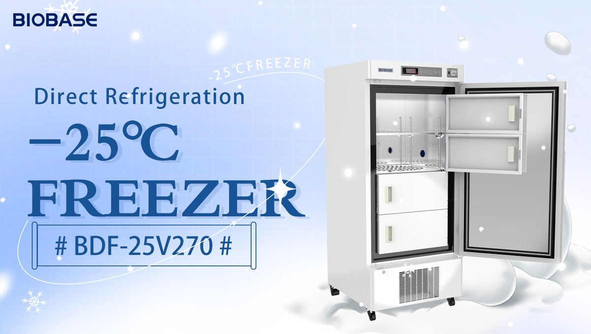 This refrigerator can be widely used in hospitals, clinics, laboratories, scientific research institutions, etc. And it is mainly used for the storage of RNA vaccines. #freezer #refrigeration #refrigerator #laboratoryequipment #laboratory #medicalequipment
biobase.com/product-list/-…