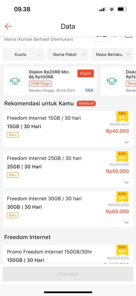 dearleejen's tweet photo. @IndosatCare sekarang paketnya mahal banget.. Kalo mau isi paket buat ibu gue harga diskonnya besar tp pas buat nomor gue jd mahal banget🤣 Info dong gaes provider yg lebih murah https://t.co/eXhRw3U795