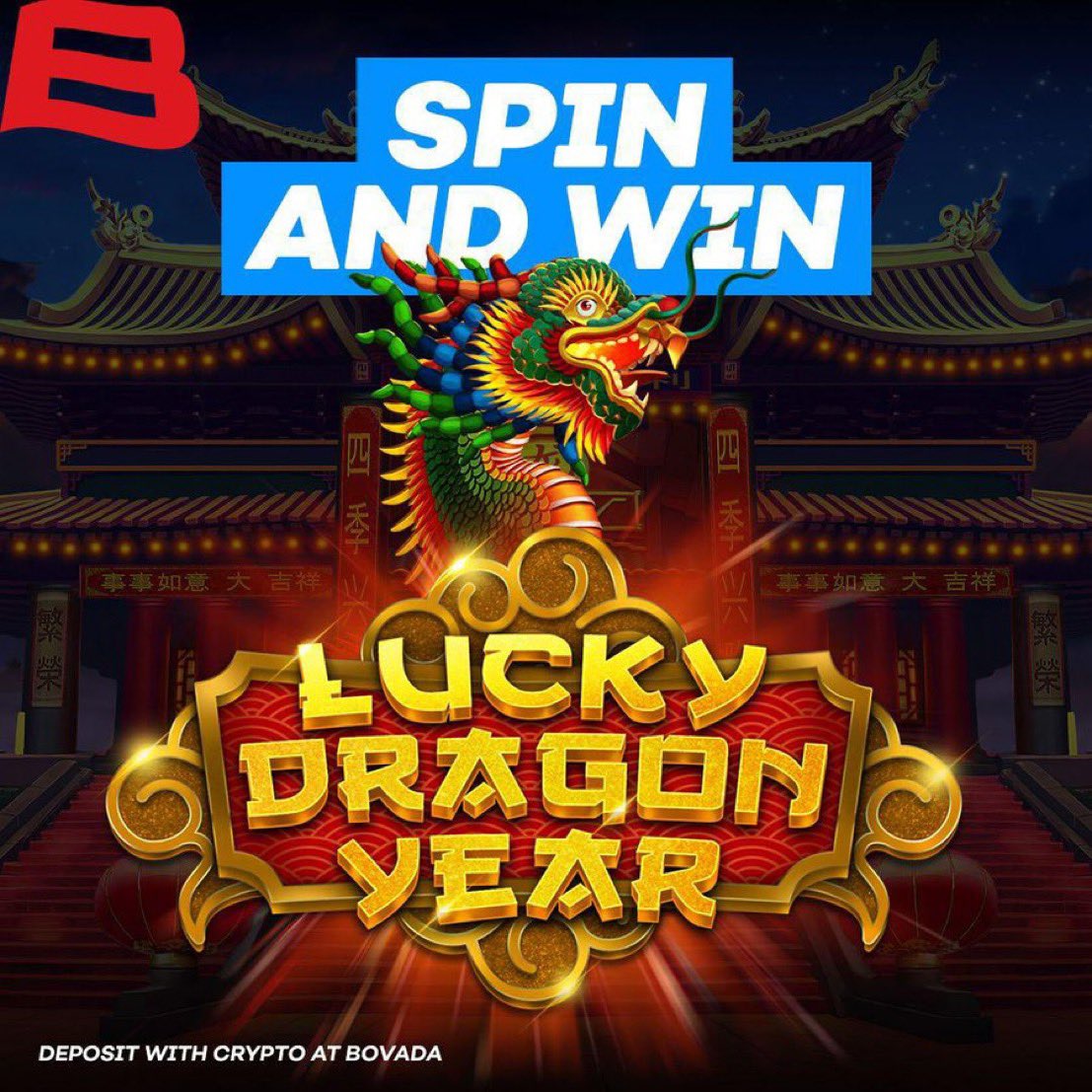 🐲🎰 SPIN & WIN! 🎰🐲 Is this YOUR lucky dragon year? Spin for a chance to win! 🤑 🎰➡️ bit.ly/BovadaPlay