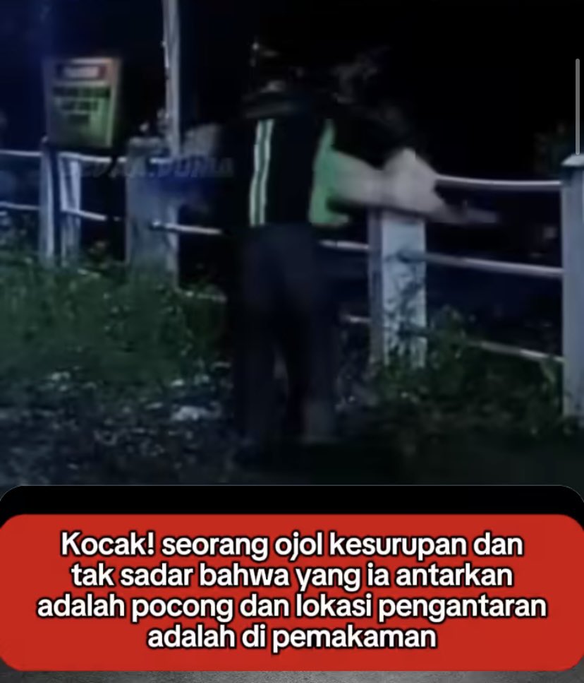 SEORANG OJOL GA SADAR KALO YG DIA BAWA POCONG ‼️

— a thread