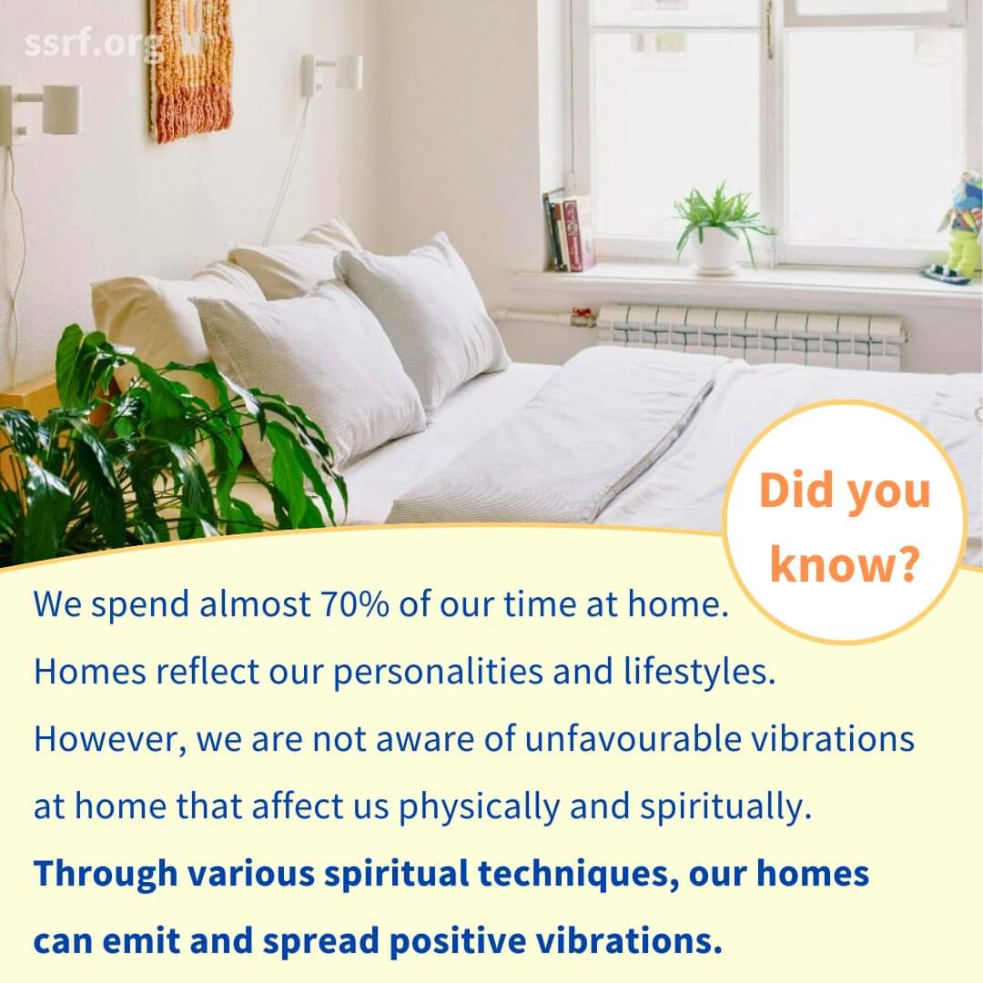 Every house has subtle vibrations associated with it, which affect us and our loved ones. 

Here are some simple yet powerful techniques to spiritually cleanse a space: 
ssrf.org/10-plus-ways-t…

#positivevibrations #hometips #spiritualpractice #spiritualtechniques