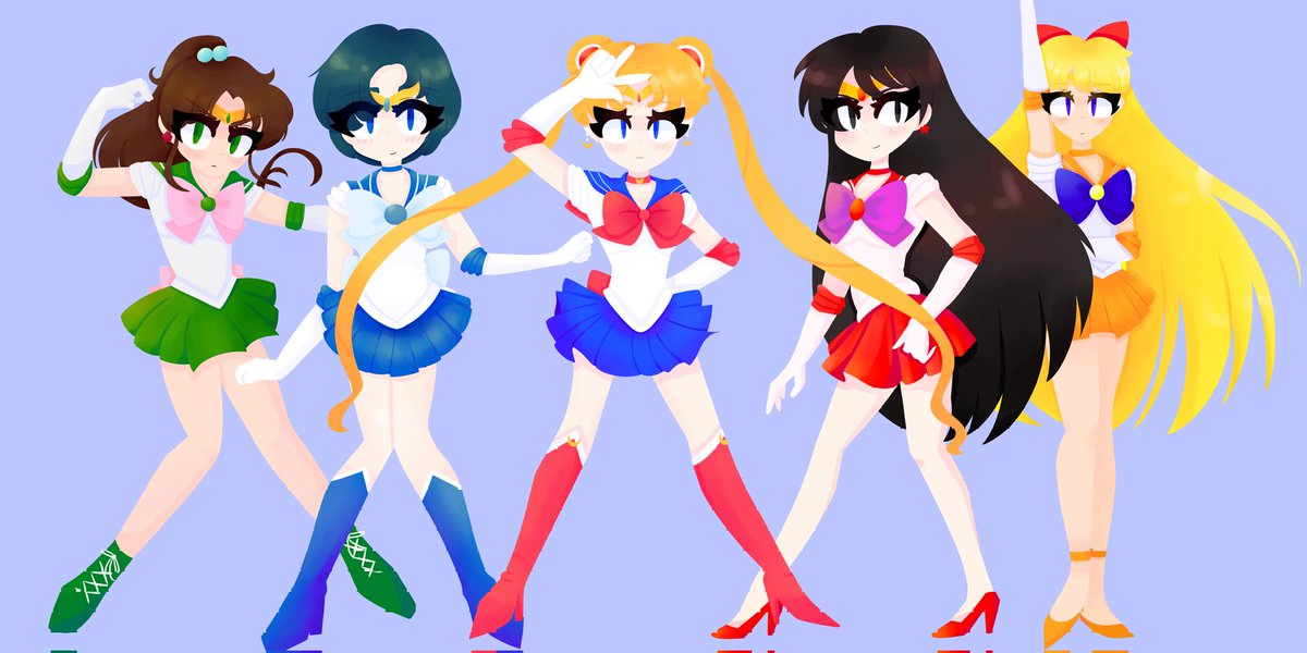 Finally, I have them all
#sailormoon #sailormars #sailormercury #sailorjupiter #sailorvenus #sailorscouts