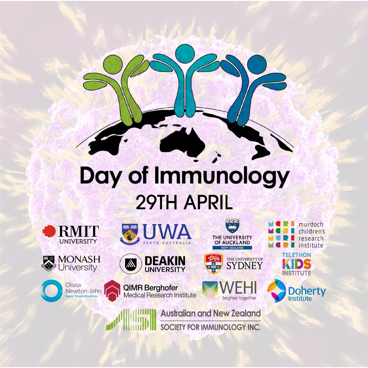 DayofImmunology's tweet image. The best day of the year is here!
It&apos;s the annual #DayOfImmunology 🥳🥳🥳

Thank you to all of our brilliant immunologists who are working hard to improve our health and knowledge.

@ASImmunology dayofimmunology.org.au