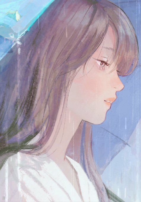 「女の子 雨」のTwitter画像/イラスト(新着)