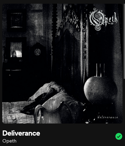 my favorite Opeth songs (changes all the time):