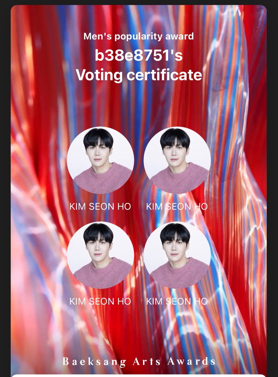 Glad that I switched from that fandom to SeonHohada 3 years ago. Otherwise I will have to hide myself. For the voting, I accept whatever results. The integrity, respect and honestly are the key characteristics in our actor and SeonHohada. So proud to be a SeonHohada.🤟🤟🤟