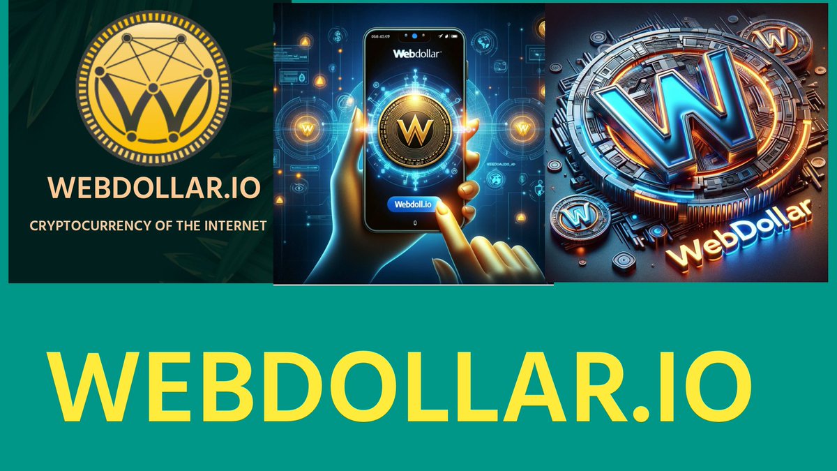 WebDollar_io's tweet photo. WEBD https://t.co/ZqN3nbQCtY is ready for mass adoption like payment method.Try it on https://t.co/7tbjlH1trw
Buy or sell products using WEBD like medium of exchange. #DeFi #cryptocurrency #scarcity #blockchain #peaceofmind #descentralization https://t.co/wuV4PSU7RZ