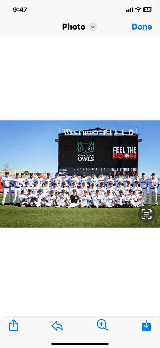mrjamieross's tweet photo. That’s a Nice Looking College ⚾️Team Right Their #Oaktonowls 2024 👍🏽 https://t.co/cUEMXMWqKm