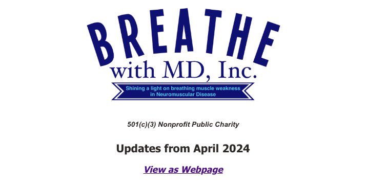 Did you see our email update late last week?  If not, read it here: conta.cc/4b9eFkq

#BreathingMuscleWeakness
#NeuromuscularDisease
#MuscularDystrophy