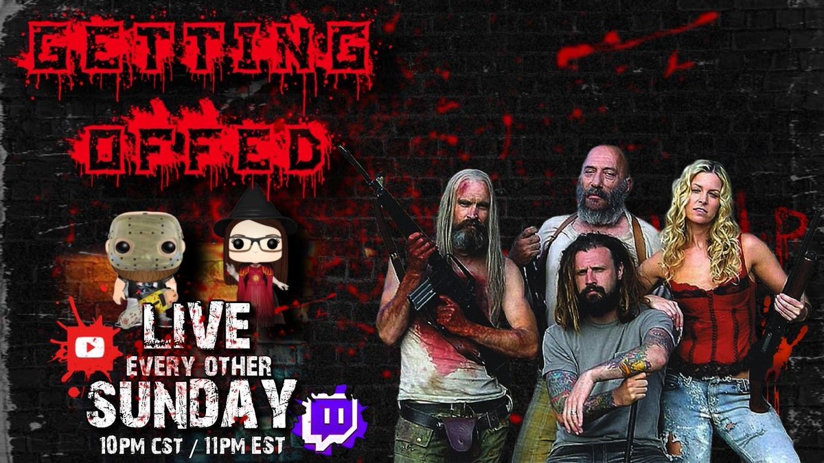 😈We Are Live🤡 @riqhavok24 @The_Will_Gray @KatieWrasslin13 and a special guest host are talking House of 1000 Corpses The Devil’s Rejects and 3 From Hell!! Twitch.tv/creatiaworld YouTube.com/creatiaworld