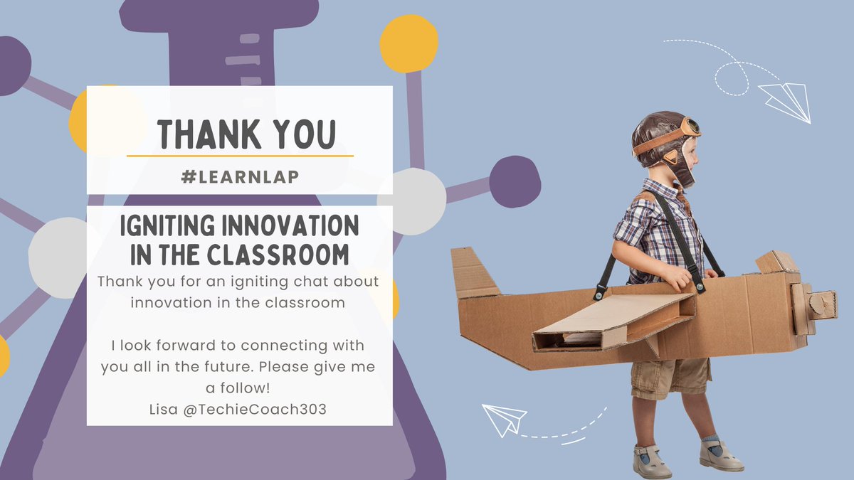 Thank you for all participating! It's been a great chat!! #Learnlap