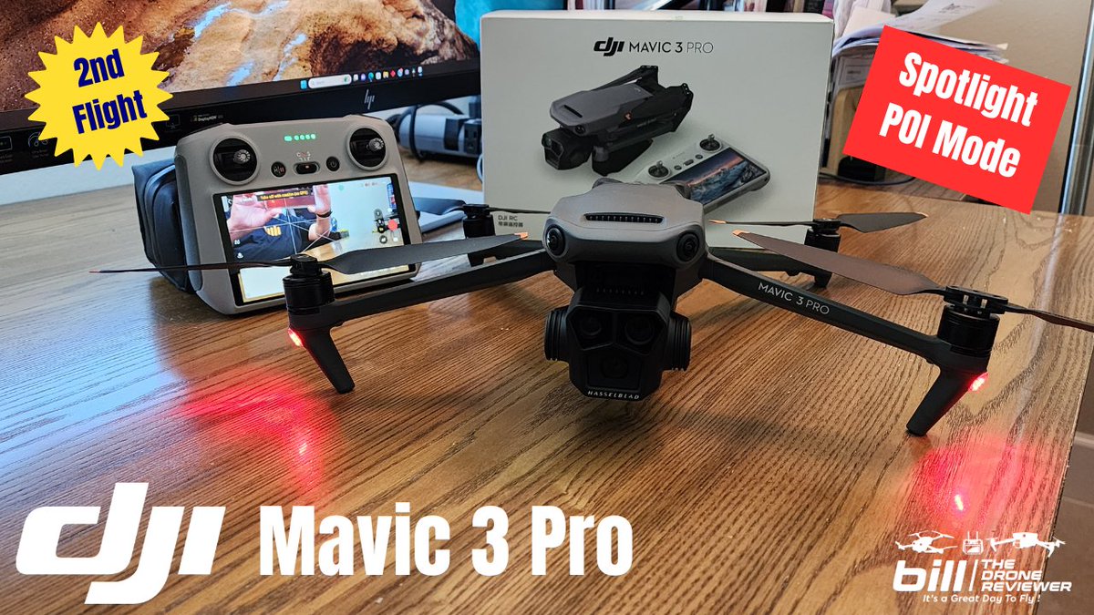 Great second flight video ! #DJIMavic3Pro #Mavic3Pro

DJI Mavic 3 Pro Spotlight POI Mode #BillTheDroneReviewer youtu.be/xhF5QAntYMk?si… via @YouTube