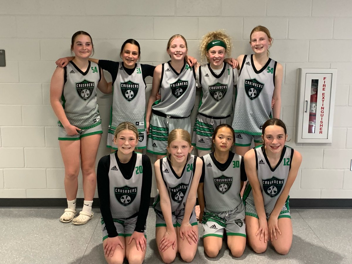 crusader_girls's tweet photo. Congratulations 6th Bush on their Championship this weekend in the @O_Sports_Acad Big Time Hoops Tournament. 

Great Job Ladies😤🔥🏆🥇 https://t.co/yQypAPdvLw