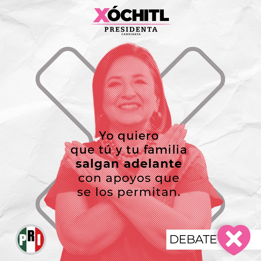 Unidos en el @PRI_Nacional, apoyamos a @XochitlGalvez porque creemos en su capacidad para construir un México más justo y próspero para todos. ¡Juntos lo lograremos! #Xóchitl2024 🟢⚪️🔴