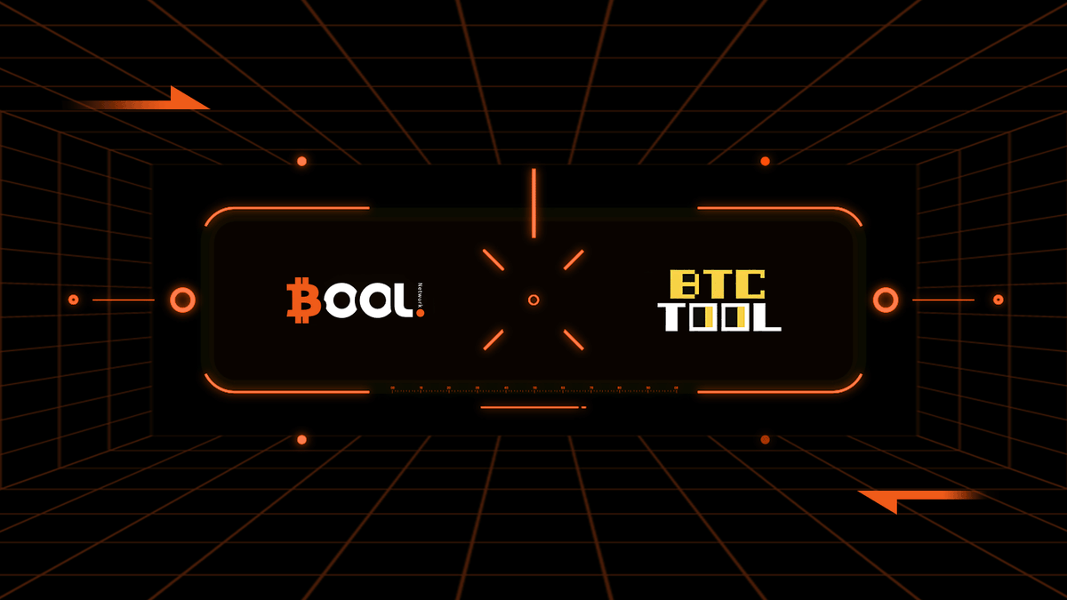 DeepSafe_AI's tweet photo. 📢 Partnership Announcement

Exciting news! We're thrilled to announce our partnership with @btctoolpro! 🍻

BTCTool is the ultimate professional data tool for #Bitcoin and #Ordinals. It specializes in intelligent data analysis, enabling you to track down whale and smart money addresses effectively.

#BoolNetwork is a permissionless, decentralized, and secure Bitcoin verification layer that aims, within the premise of not altering Bitcoin's consensus, to securely decentralize the expansion of the Bitcoin network.

In the future, we will continue our deep #partnership with BTCTool. Together, we aim to build and develop a more robust Bitcoin ecosystem, fostering greater security, stability, and value for the entire blockchain community. Stay tuned for more details! 🛠️