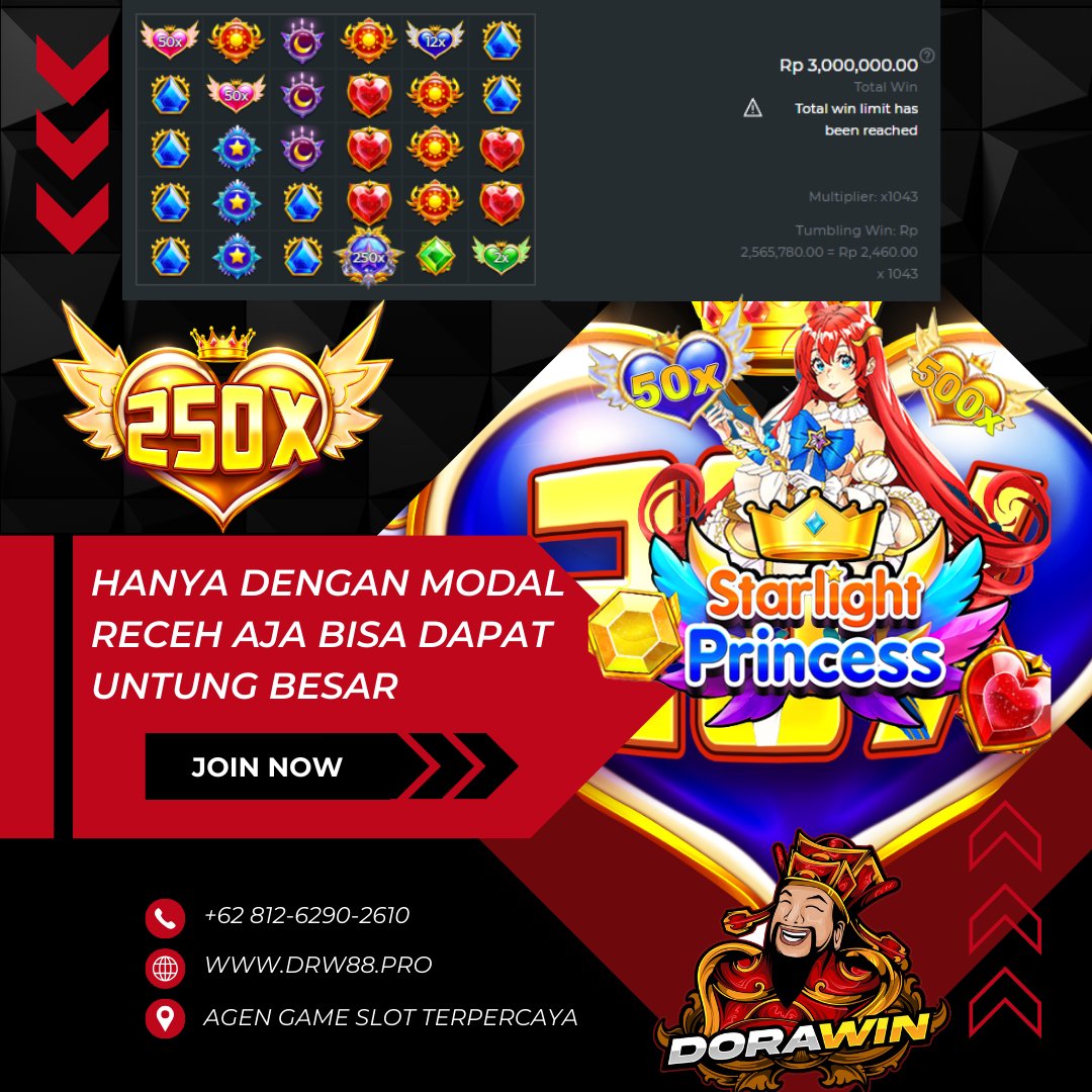 Kunjungi situs slot gacor online dorawin 🎰 Di jamin mudah menang boss kuu 🎰💰 Buruan di play sekarang dan dapatkan kemenangannya sekarang juga bersama situs DORAWIN ❤️🎰💰

BERGABUNG SEKARANG

WA : +62 812–6290–2610

LINK : dorawin.college/register?ref=E…