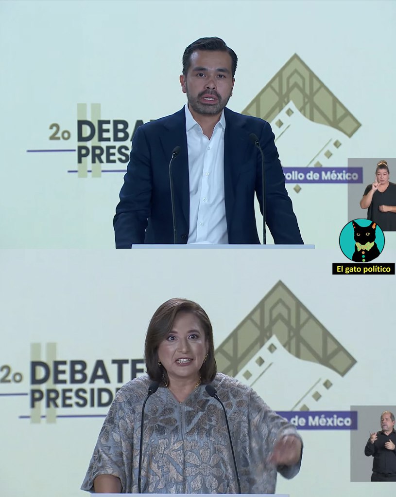 🔴🔴Tómala.
Máynez acaba a Xóchitl por prometer populistamente que los que ganen menos de 15K no van a pagar impuestos:

"Me parece muy ocurrente que ese tipo de propuestas no las hayan hecho cuando estaban en un cargo para hacerlas", le dijo.

Xóchitl ya no sabe si responder a