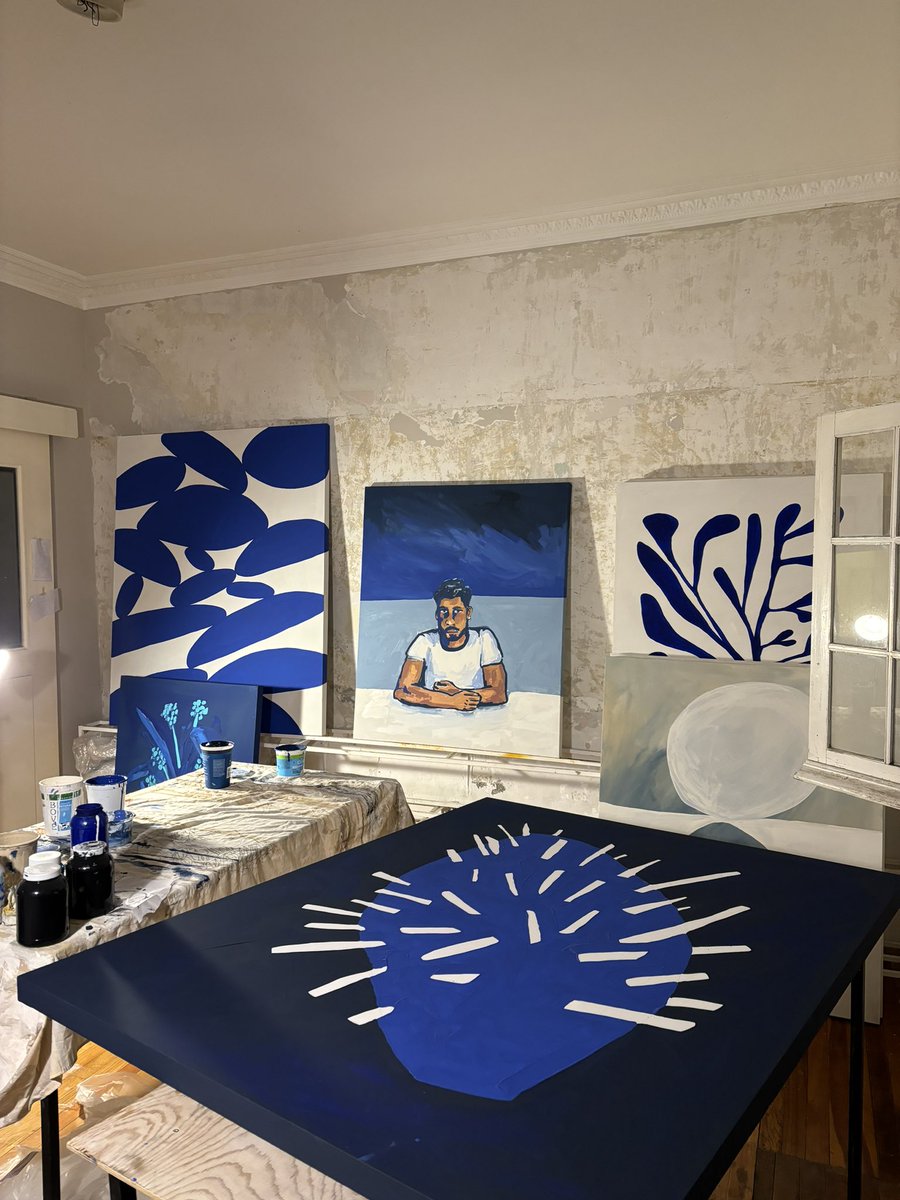 Creo que este mes es cuando más he pintado en toda mi vida