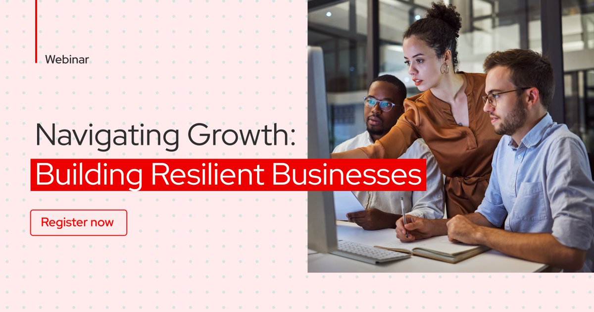 Discover the key strategies and technologies driving digital resilience for organisations in our upcoming webinar! Gain valuable insights into navigating the digital landscape, optimising processes, and staying competitive. Secure your spot today! red.ht/3UjGHD9