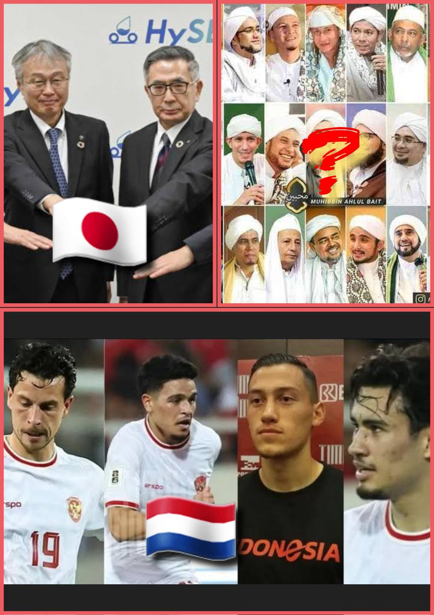 Bagi bangsa yg pernah menjajah indonesia yaqni JEPANG dan BELANDA say sekarang berterimakasih dan bahkan hampir MEMAAFKAN segala tondakan kalian dimasalalu, JEPANG membuat bangsa menjadi maju dalam teknologi, BELANDA membuat timnas Indonesia sangat terbantu dg pemain hebatnya