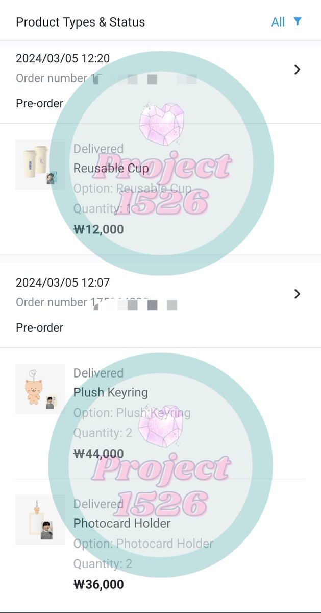 project1526's tweet photo. #PR1526Updates 
Hwang Minhyun The Peach Garden merch updates:
• orders for the second PO are already received in my KR address.
• orders for the third PO are in "shipping soon" status; will receive it in the address this week.

thank you for waiting!🙏🏼 https://t.co/6tUOxoBtUt
