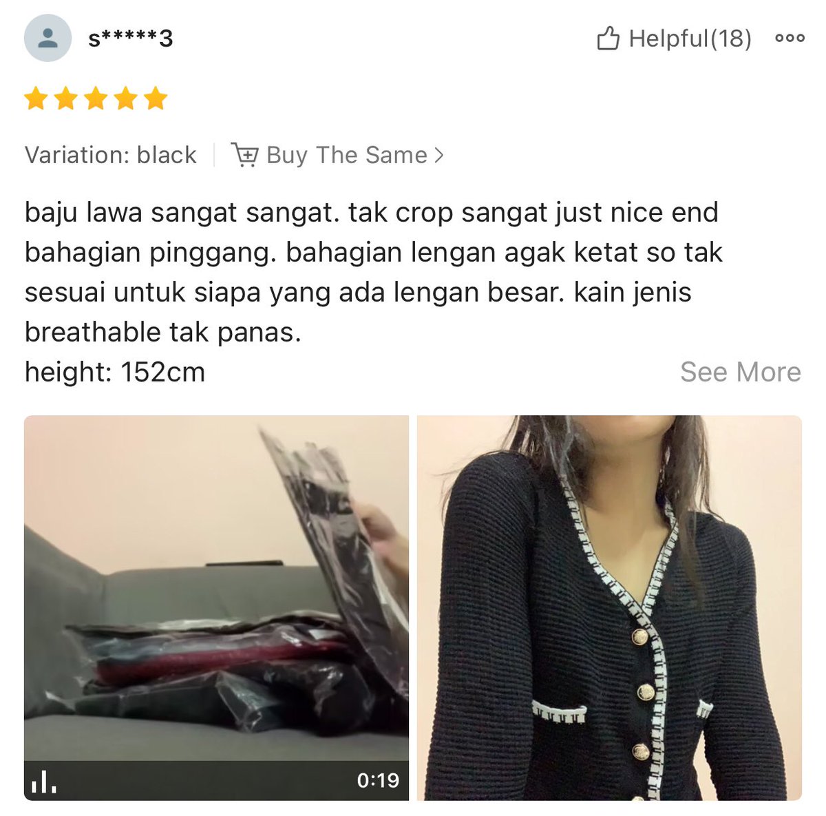 arrissaL1485's tweet photo. all materials are polyester, so sesuai utk cuaca kt malaysia ni https://t.co/td6Lq56y4W