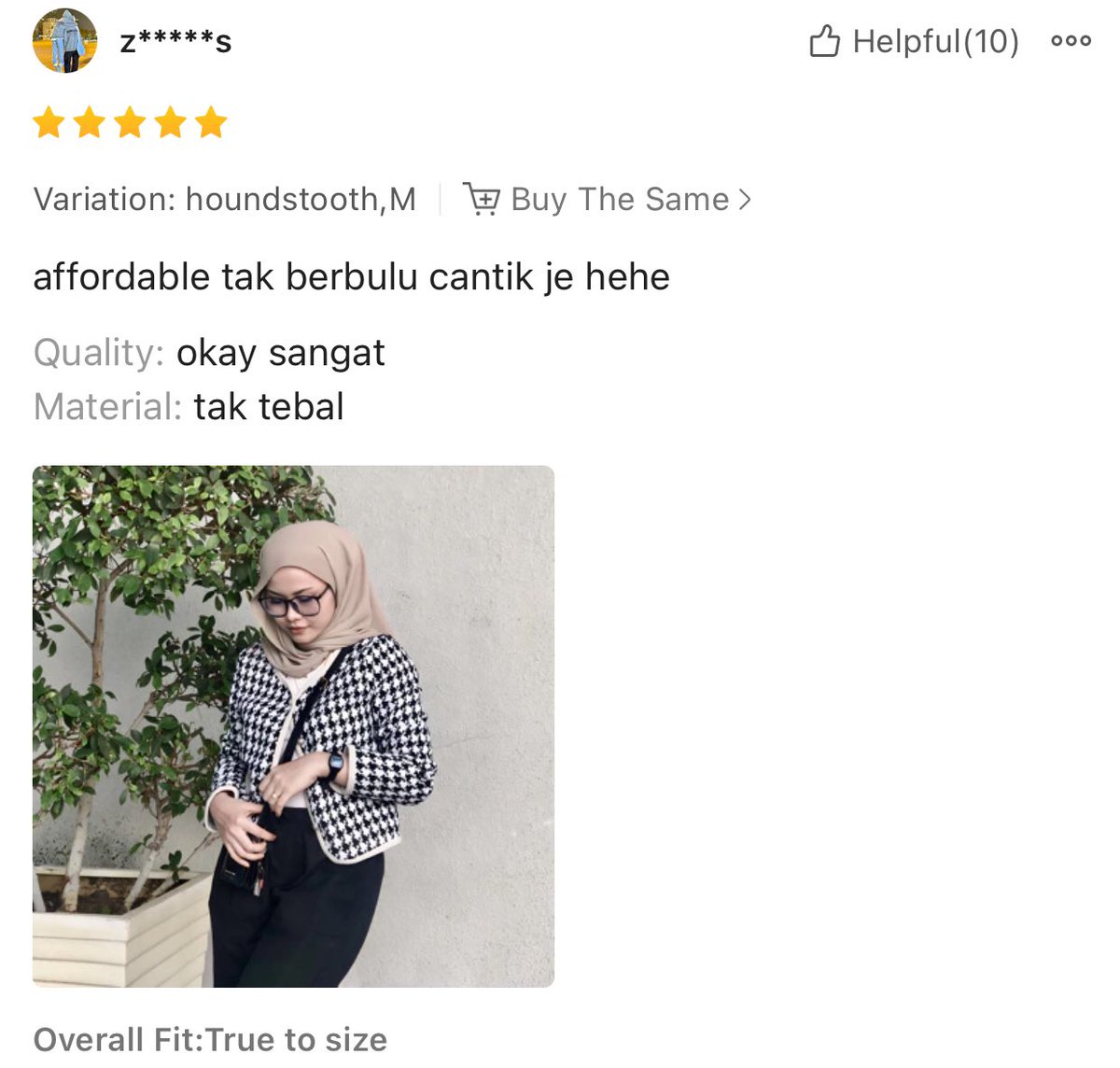 arrissaL1485's tweet photo. all materials are polyester, so sesuai utk cuaca kt malaysia ni https://t.co/td6Lq56y4W