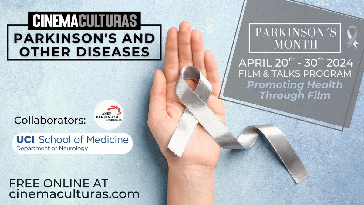Promoting Health Through Film!
April is #ParkinsonsMonth. Don't miss our 2024 Parkinson's Program of Film & Talks available free online at cinemaculturas.com. #health #salud